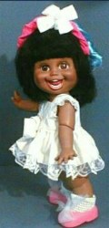 Poupée Galoob Baby Face AA So Funny Natalie Black Canadienne